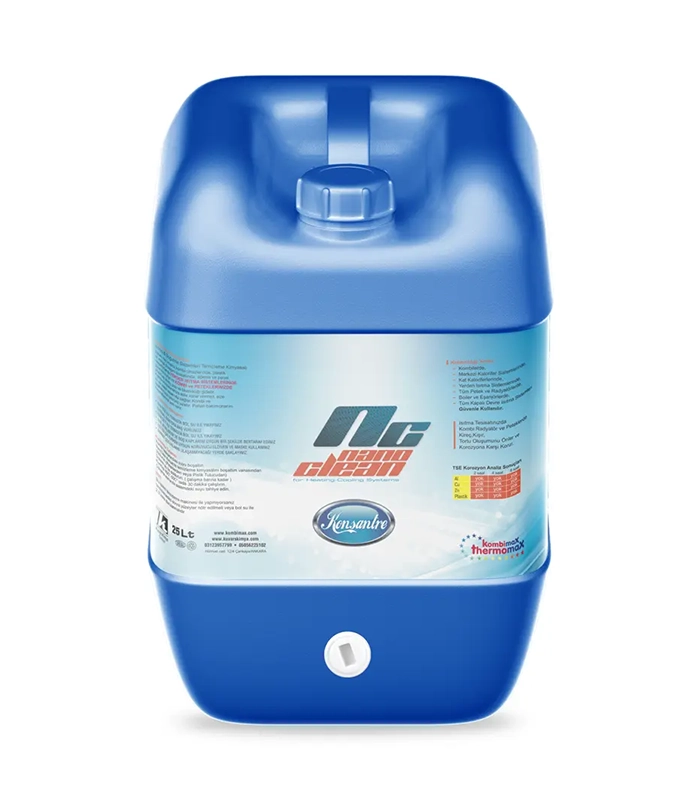 NanoClean çok amaçlı metal yüzey temizleyici 25 kg konsantre tesisat ve petek temizleme ürünü